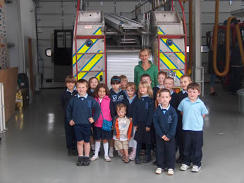 Students from 2nd and 3rd class of Kells National School with teacher Ms Valerie Landy